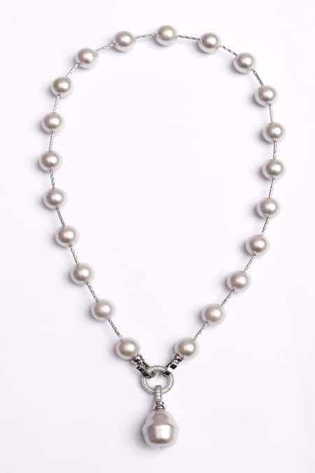 Dugran By Dugristyle Silver Plated Chandi Roshni Necklace 