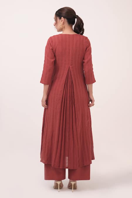 Ruchi Marodia Hand Embroidered Panelled Kurta & Pant Set 