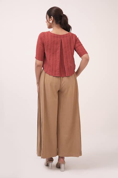 Ruchi Marodia Embroidered Top & Pant Set 