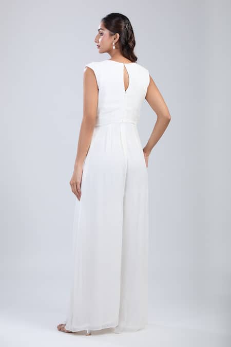 Samyukta Singhania Embellished Cutwork Jumpsuit 