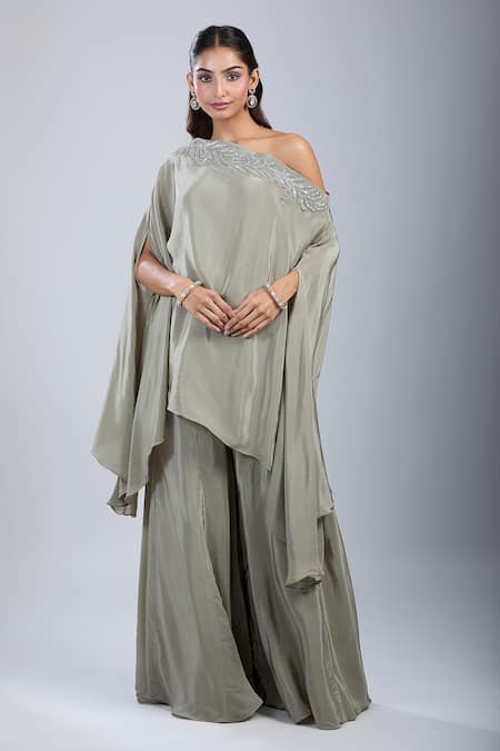 Samyukta Singhania Embellished Tunic With Sharara 