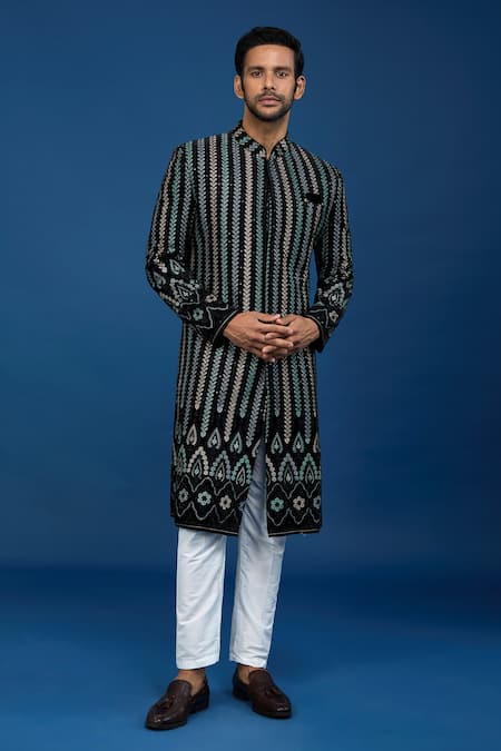 Arihant Rai Sinha Dori Embroidered Sherwani Set 