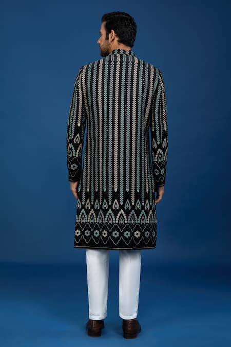 Arihant Rai Sinha Dori Embroidered Sherwani Set 