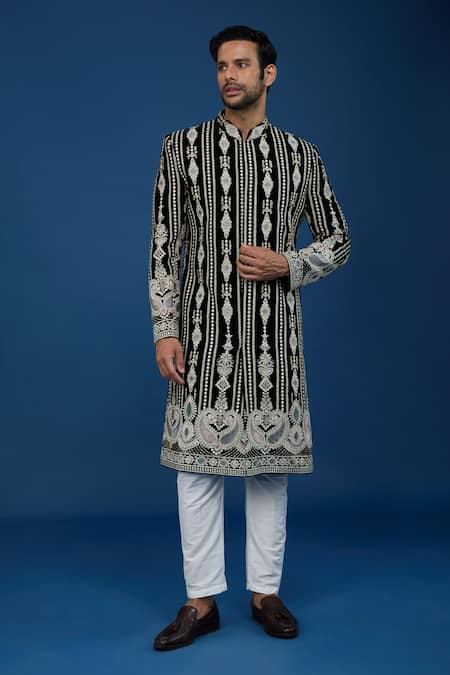 Arihant Rai Sinha Dori Embroidered Sherwani Set 