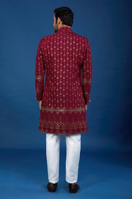 Arihant Rai Sinha Sequin Work Sherwani Set