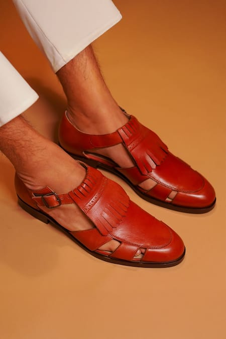 Dmodot Leather Kiltie Peshawaris 