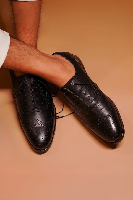 Dmodot Leather Brogue Oxfords 