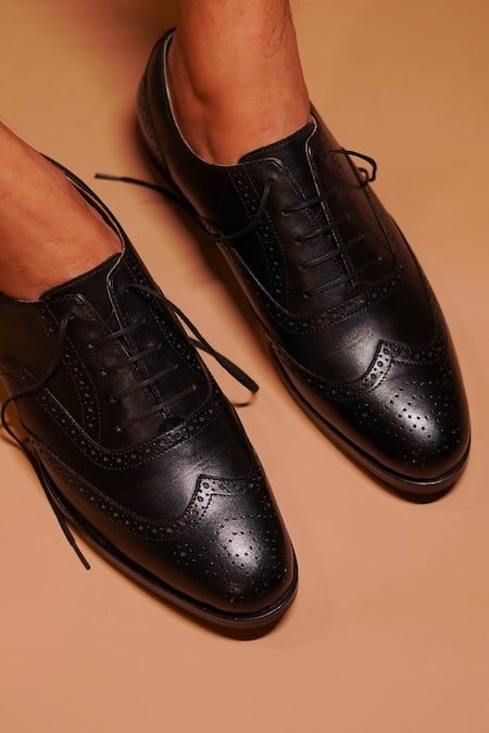 Dmodot Leather Brogue Oxfords 