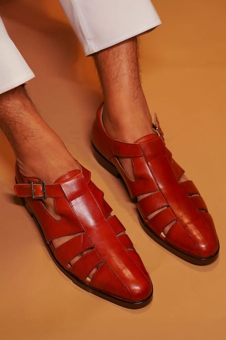 Dmodot Leather Cutout Peshawaris 