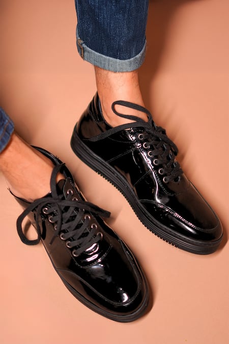 Dmodot Patent Leather Sneakers 