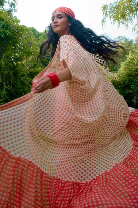 Nikasha Janeman Embellished Jumpsuit With Cape 