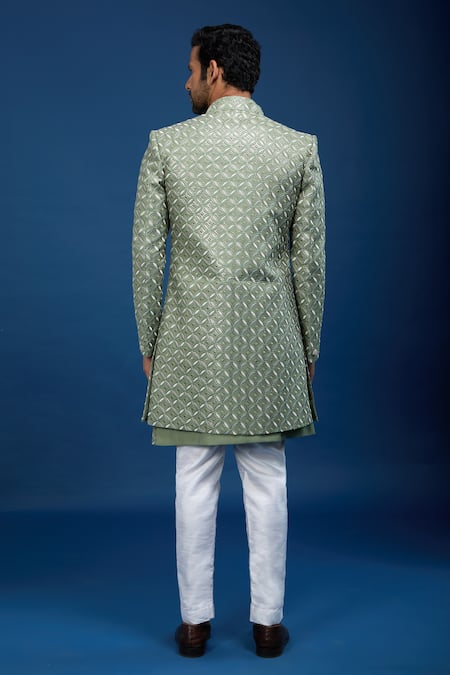 Arihant Rai Sinha Embroidered Sherwani Set 