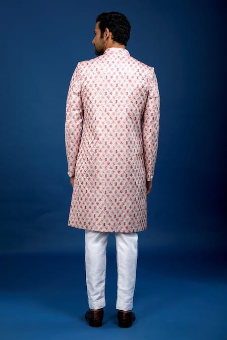 Arihant Rai Sinha Floral Butti Pattern Sherwani With Pant 