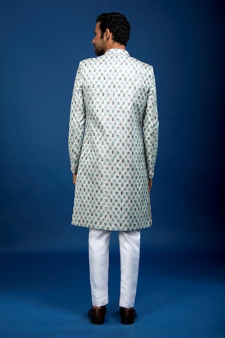 Arihant Rai Sinha Floral Butti Pattern Sherwani With Pant 