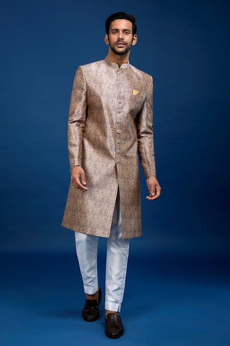 Arihant Rai Sinha Butti Pattern Sherwani With Pant 