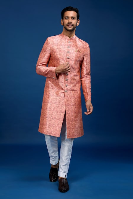 Arihant Rai Sinha Butti Pattern Sherwani With Pant 