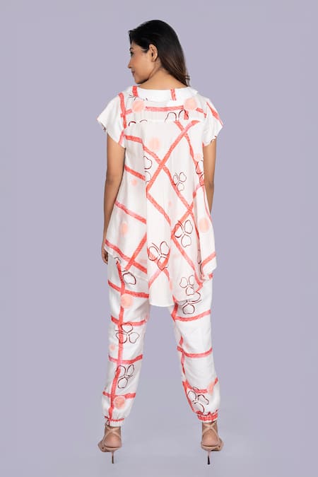 Jajobaa Designer Floral Print Shirt & Pant Set 