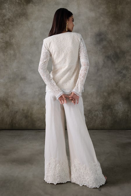 Premya By Manishii Embroidered Kurta With Pant 