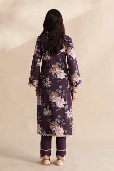 Roze Zareen Printed Kurta Set 