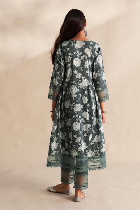 Roze Aafiya Printed Kurta Set 
