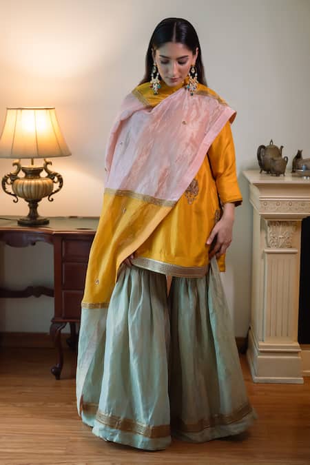 Shorshe Clothing Anisha Kurta With Sharara 