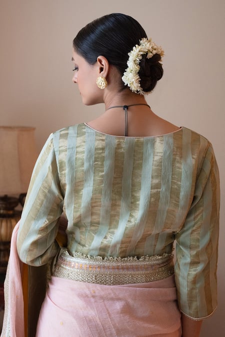 Shorshe Clothing Nursat Stripe Pattern Blouse 