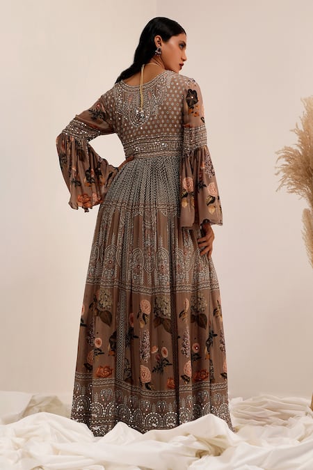 Surkh Syahi Aaina Anarkali 