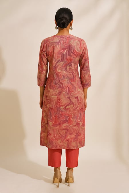 Thee Modern Roots Printed Kurta Set 