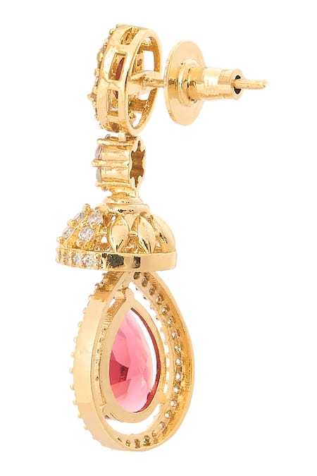 Buy Nazaakat By Samara Singh Red Gemstones, Diamonds Ruby Embellished Necklace Set Online at Aza Fashions Buy_Nazaakat By Samara Singh_Red Gemstones, Diamonds Ruby Embellished Necklace Set _Online_at_Aza_Fashions