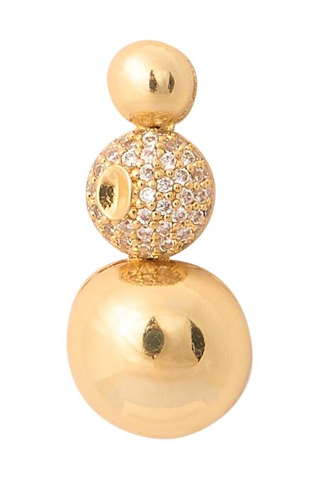 Nazaakat By Samara Singh_Gold Plated Faux , Stone Embellished Necklace Set _at_Aza_Fashions