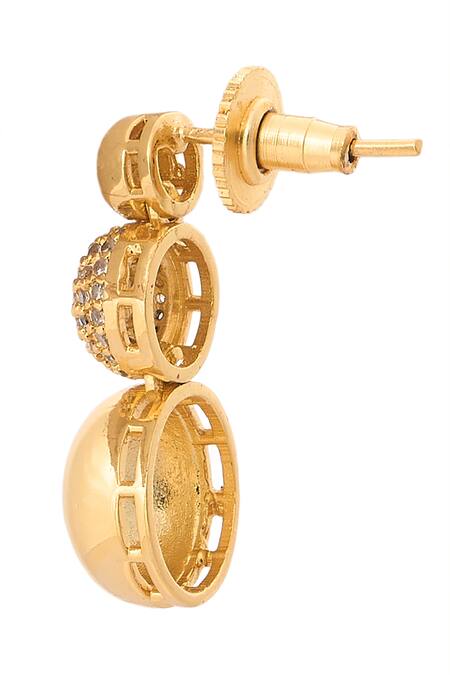 Buy_Nazaakat By Samara Singh_Gold Plated Faux , Stone Embellished Necklace Set 