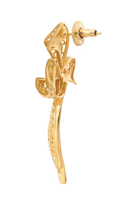 Nazaakat By Samara Singh_Gold Plated Imitation Diamonds Stone Embellished Necklace Set _Online_at_Aza_Fashions