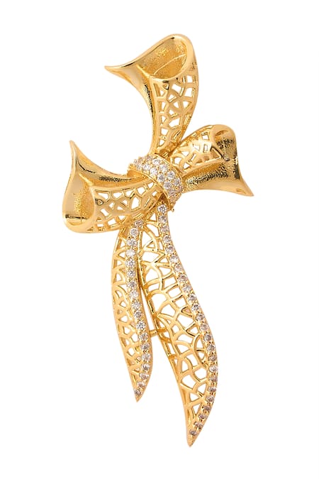 Shop_Nazaakat By Samara Singh_Gold Plated Imitation Diamonds Stone Embellished Necklace Set 