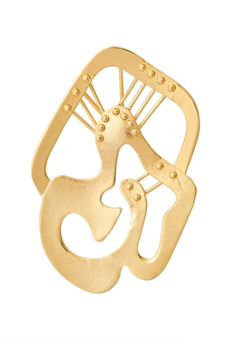 Buy Nazaakat By Samara Singh Gold Plated Embellished Pair Of Earrings Online at Aza Fashions Buy_Nazaakat By Samara Singh_Gold Plated Embellished Pair Of Earrings _Online_at_Aza_Fashions