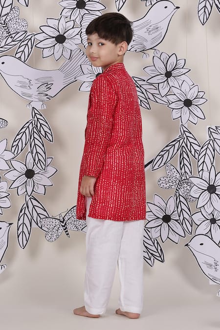 LA Dee DA Cowl Cool Printed Kurta Set 