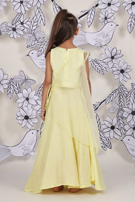 LA Dee DA 3D Mermaid Bloom Blouse Lehenga Set 