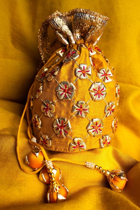 Preeti S Kapoor Embroidered Potli Bag