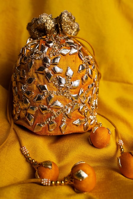 Preeti S Kapoor Embroidered Potli Bag