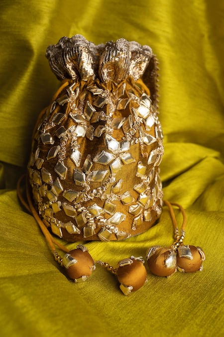 Preeti S Kapoor Embroidered Potli Bag 