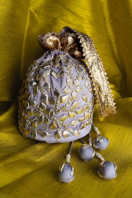Preeti S Kapoor Embroidered Potli Bag 