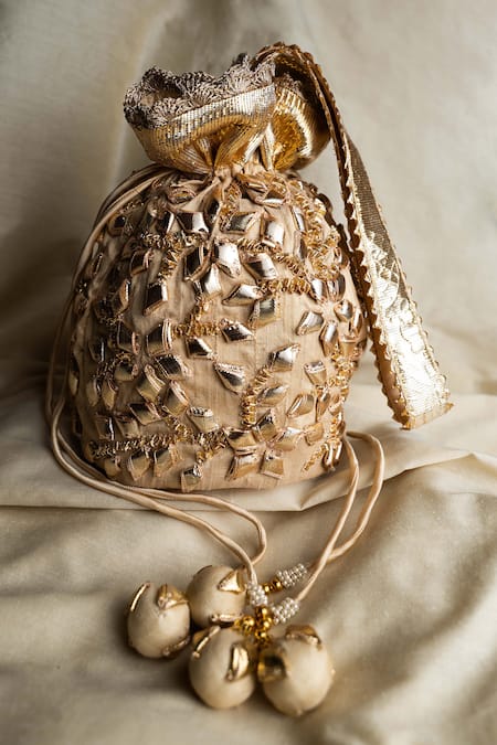 Preeti S Kapoor Embroidered Potli Bag 