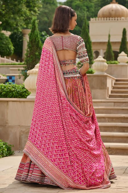 Tarun Tahiliani Gharchola & Brocade Lehenga Set 