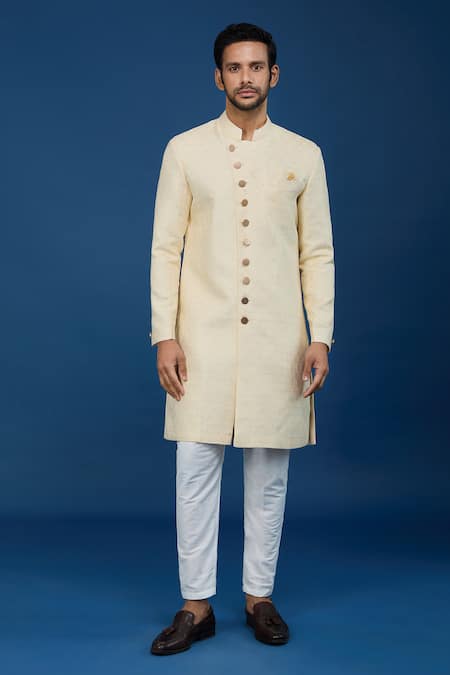 Arihant Rai Sinha Sequin Embroidered Sherwani & Pant Set 
