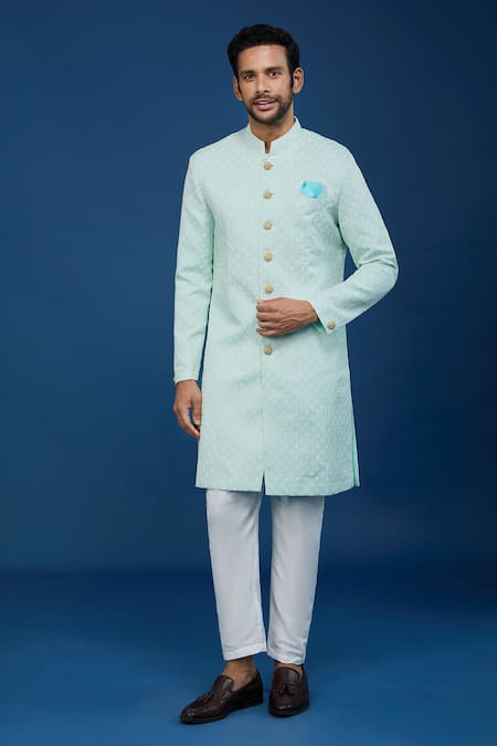 Arihant Rai Sinha Floral Pattern Sherwani Set 