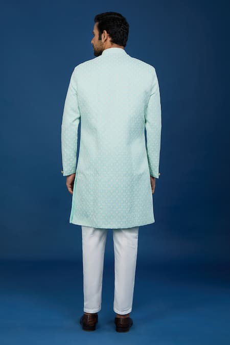Arihant Rai Sinha Floral Pattern Sherwani Set 