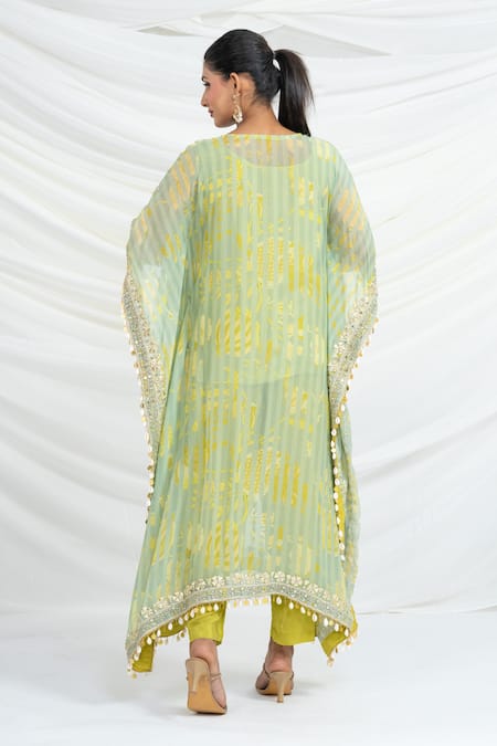 Ellemora Fashions Gota Gulzar Kaftan Set 