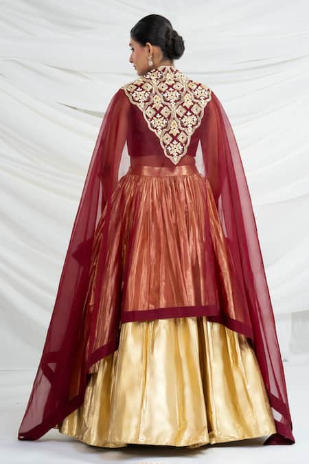 Ellemora Fashions Royale Embroidered Blouse Lehenga Set 