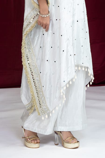 Buy_Ellemora Fashions_Chanderi Silk Kaftan & Pant Set 