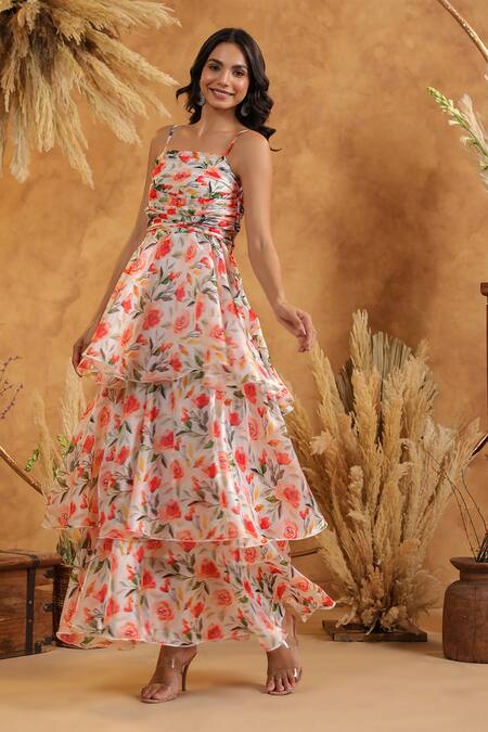 B'Infinite_Wallflower Tiered Gown _at_Aza_Fashions