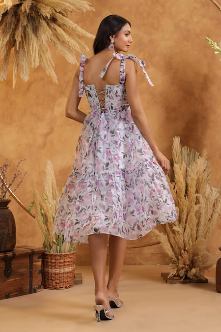 B'Infinite Lavender Blush Bow Dress 